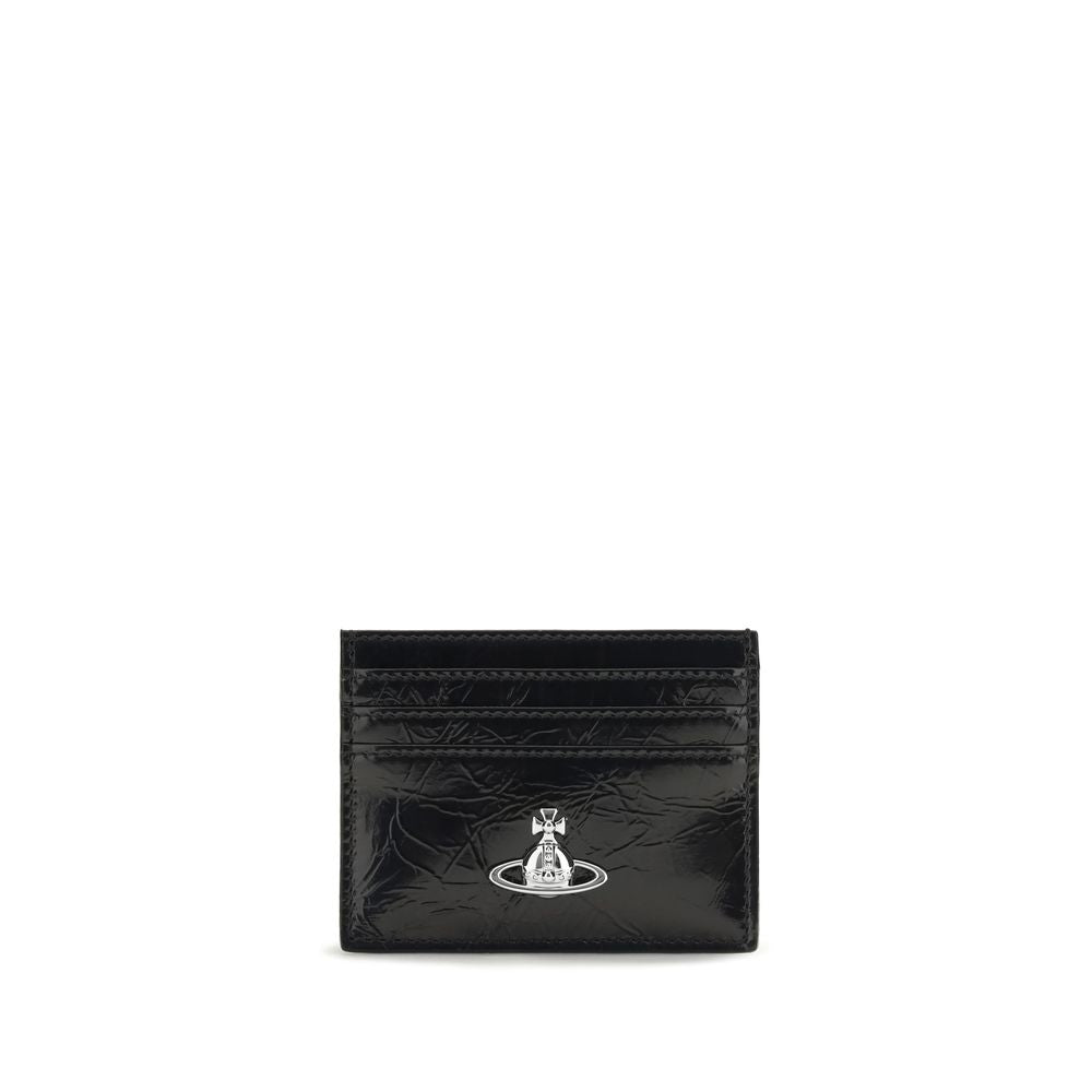 Vivienne Westwood Black Calf Leather Wallet