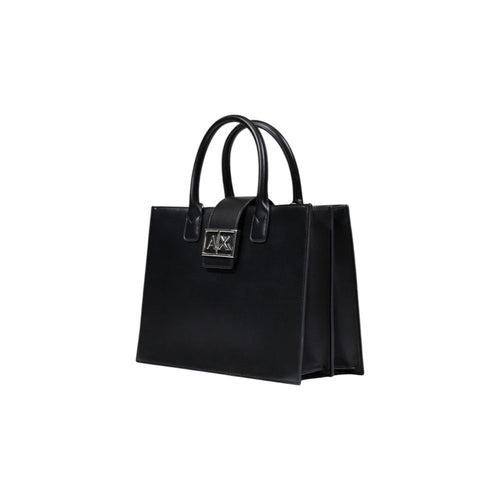 Armani Exchange Black Polyester Handbag — alternate view