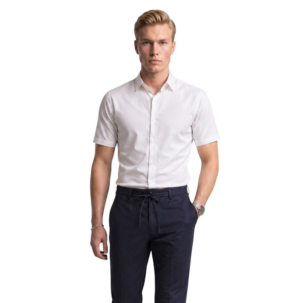 Armani Exchange White Long Sleeve Shirt