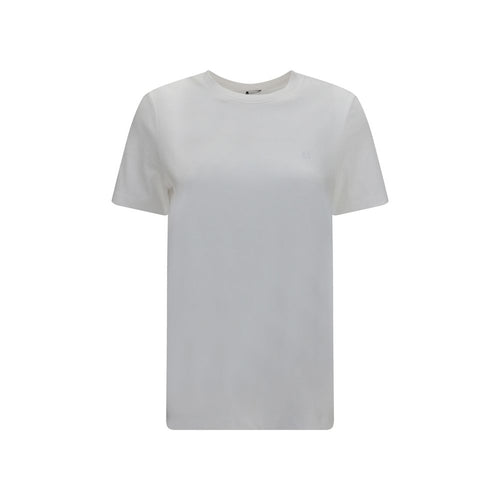 Balmain White Embroidered Cotton T-Shirt