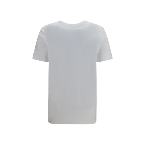 Balmain White Embroidered Cotton T-Shirt