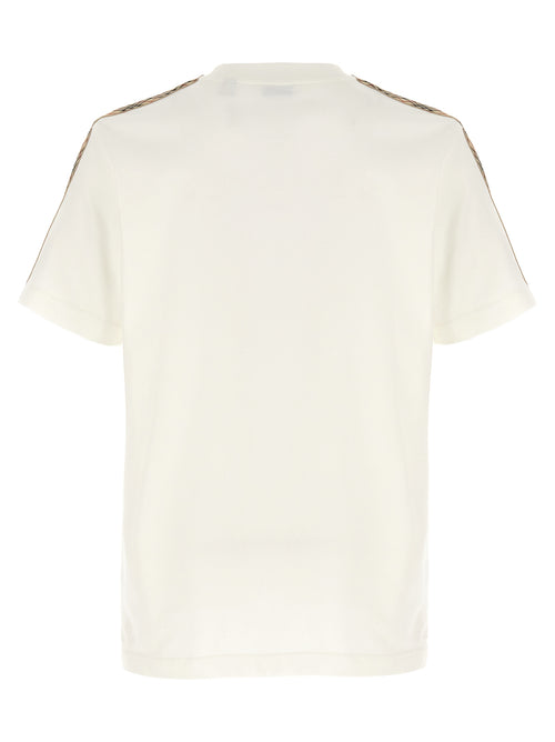 Burberry White Cotton T-Shirt