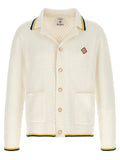 Casablanca White Cotton Cardigan