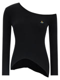 Vivienne Westwood Black Viscose Long Sleeve T-Shirt