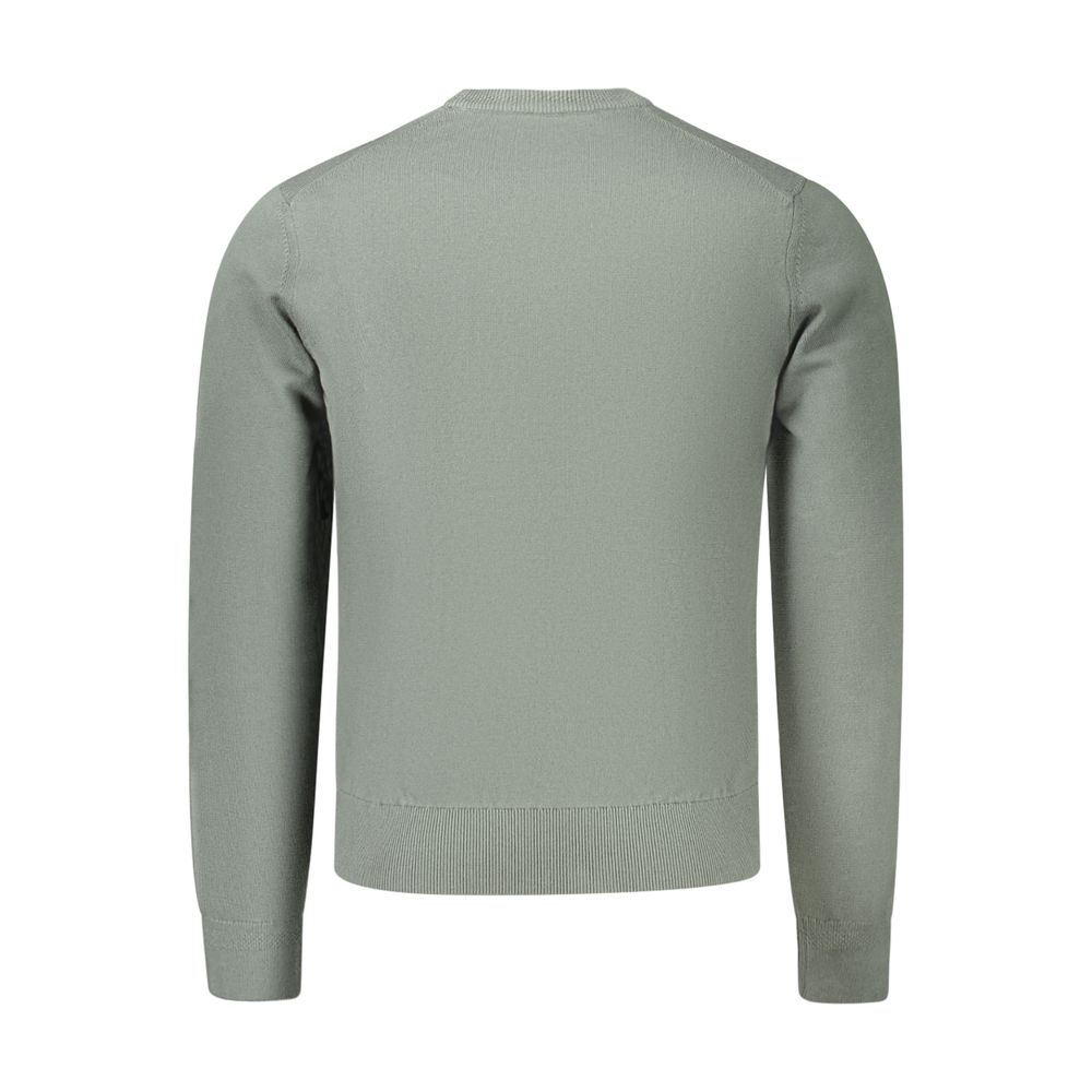 Hugo Boss Green Cotton Men’s Sweater