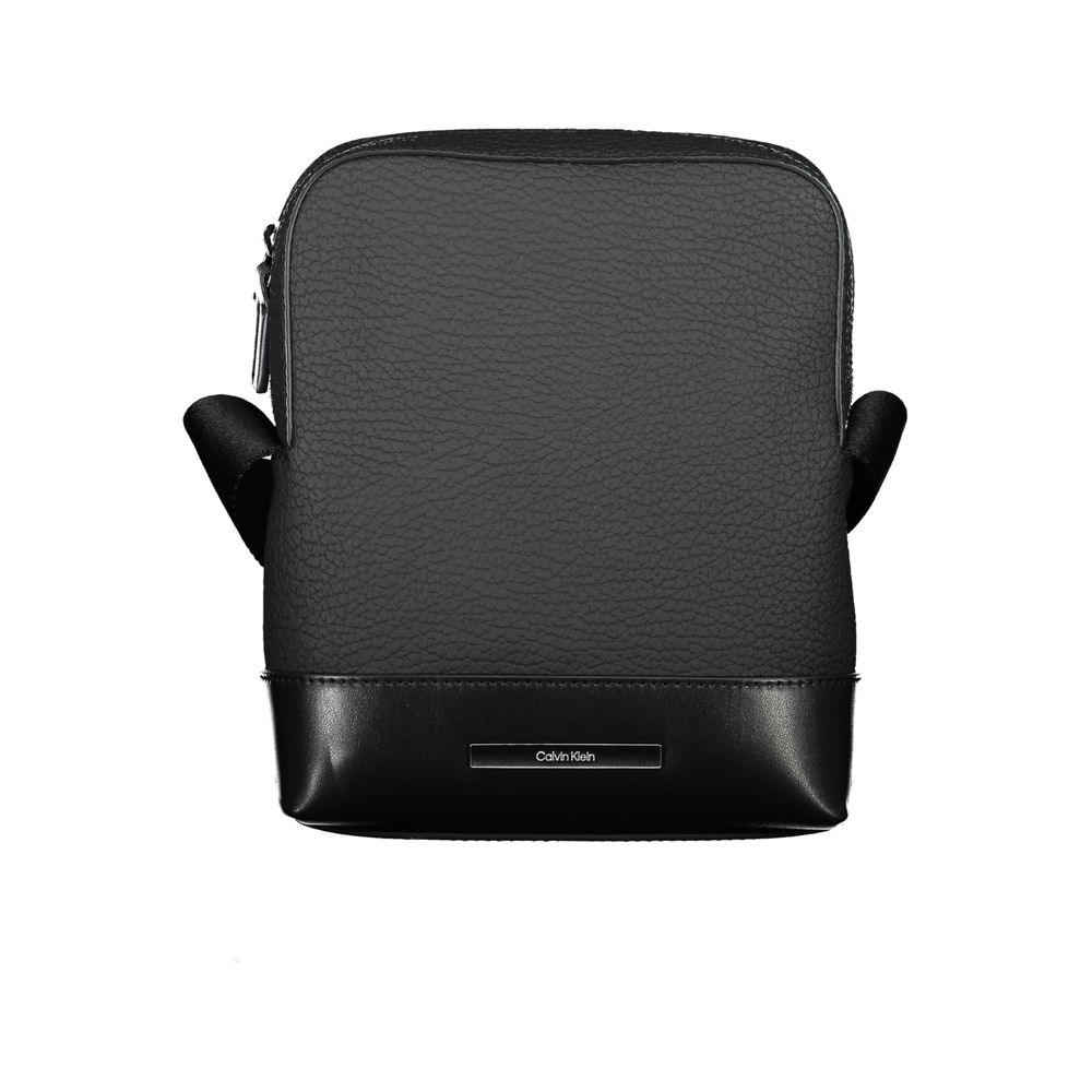 Calvin Klein Sleek Black Shoulder Bag with Contrasting Details – product image 1