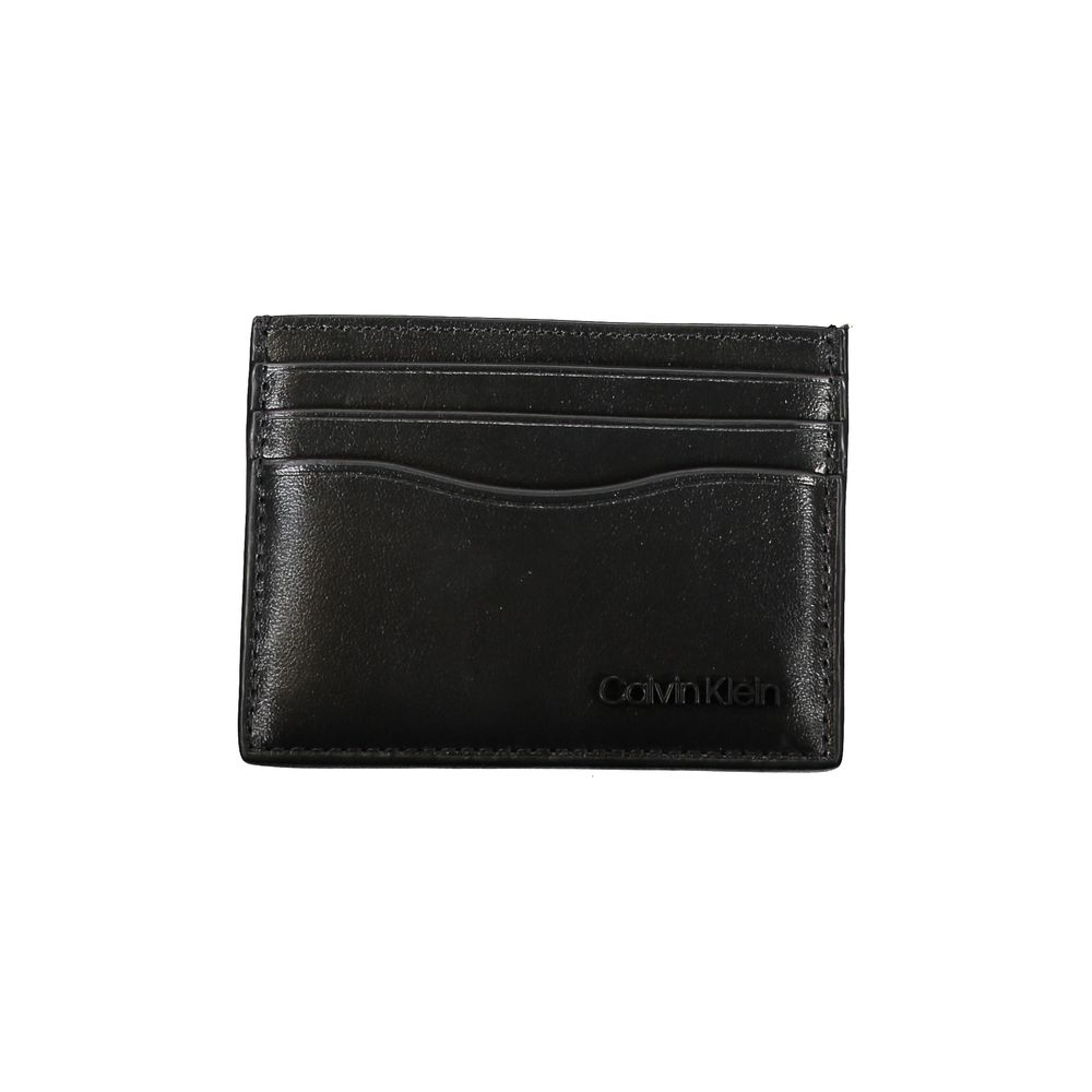 Calvin Klein Nero Leather Men Wallet – product image 1