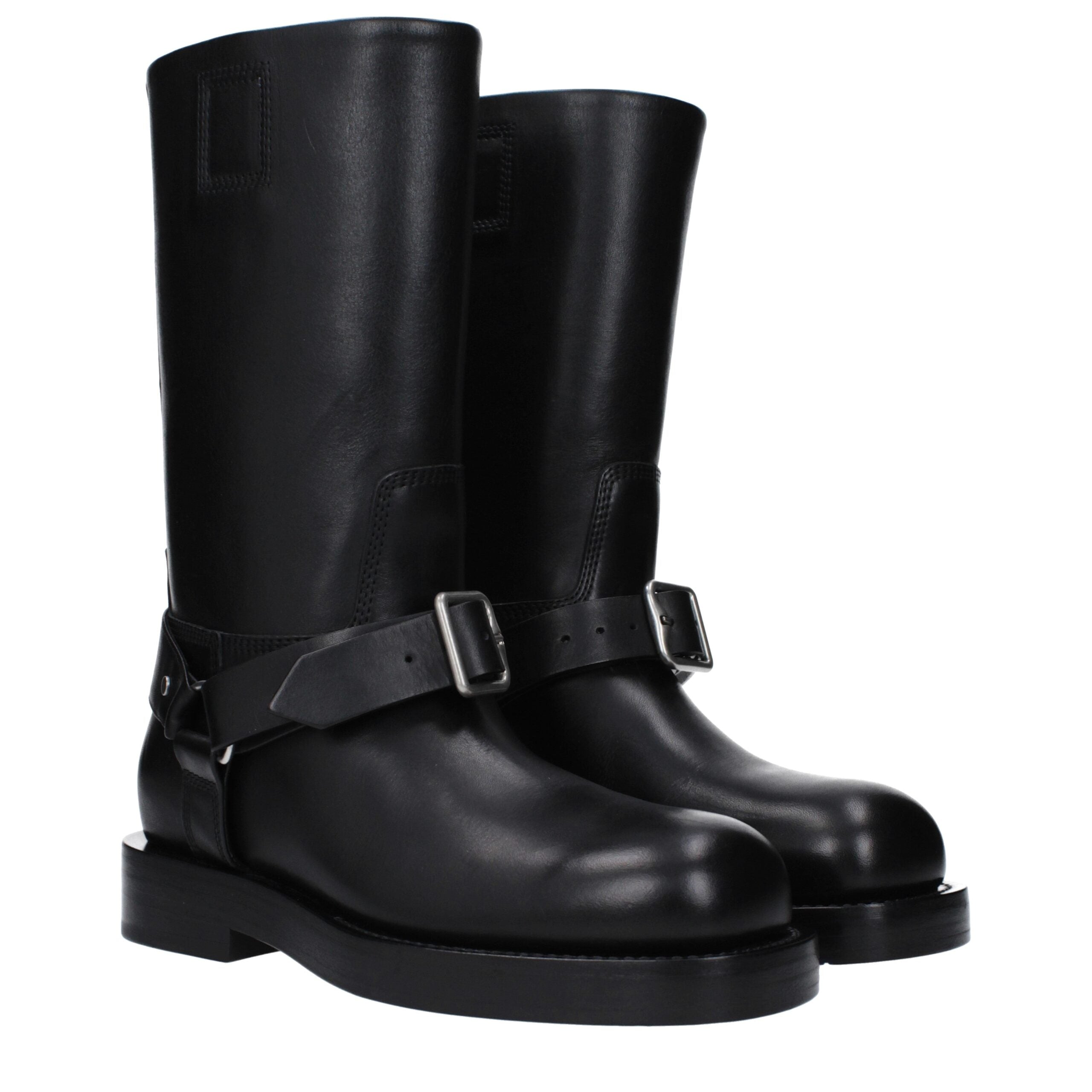 Black Leather Boots