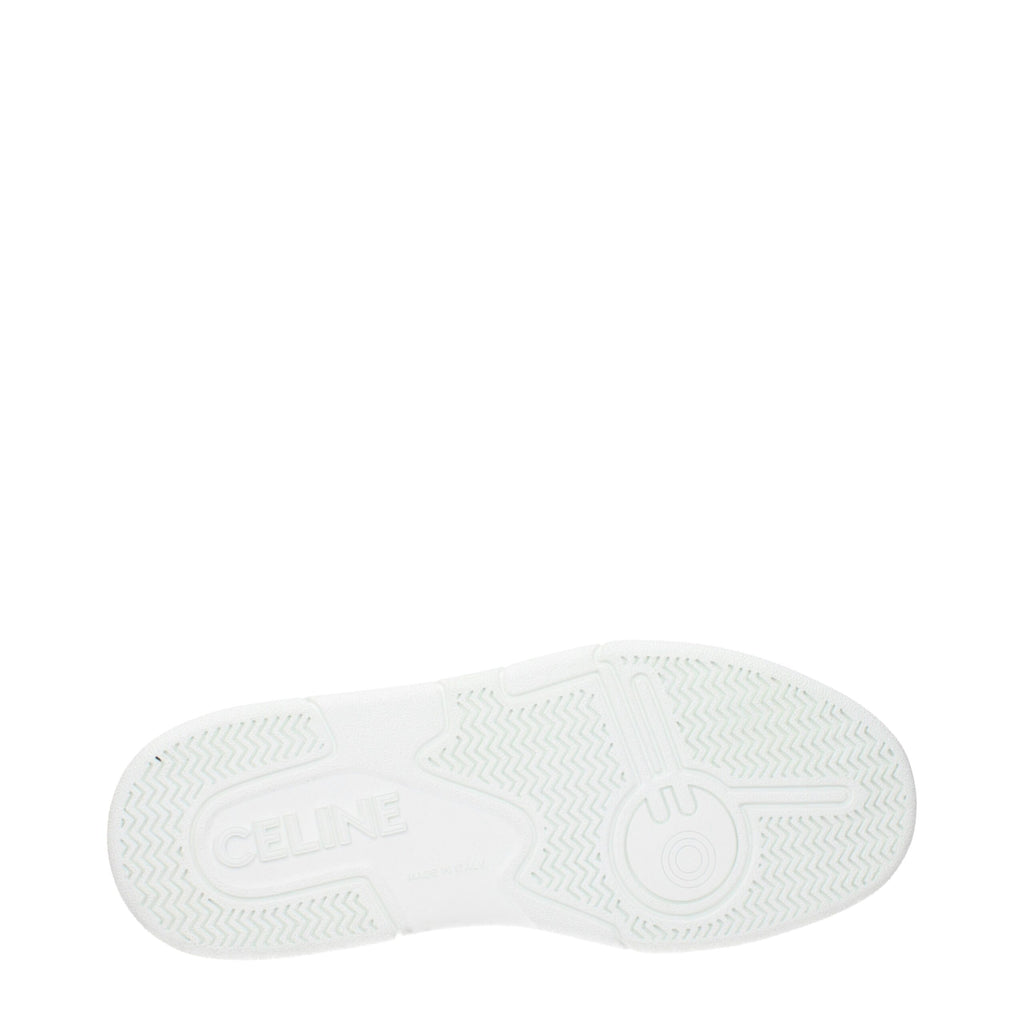 White Leather Athletic Sneakers